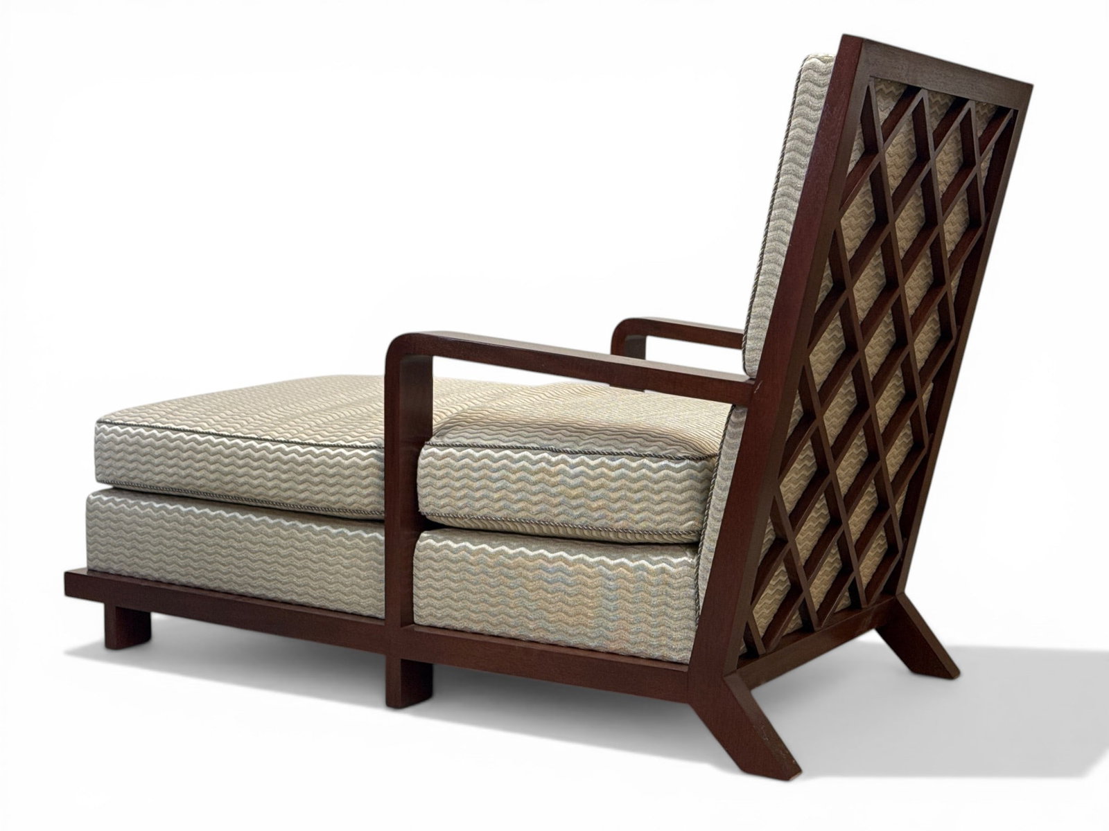 Jean Royere Croisillon-style Chaise Lounge (1 of 5)