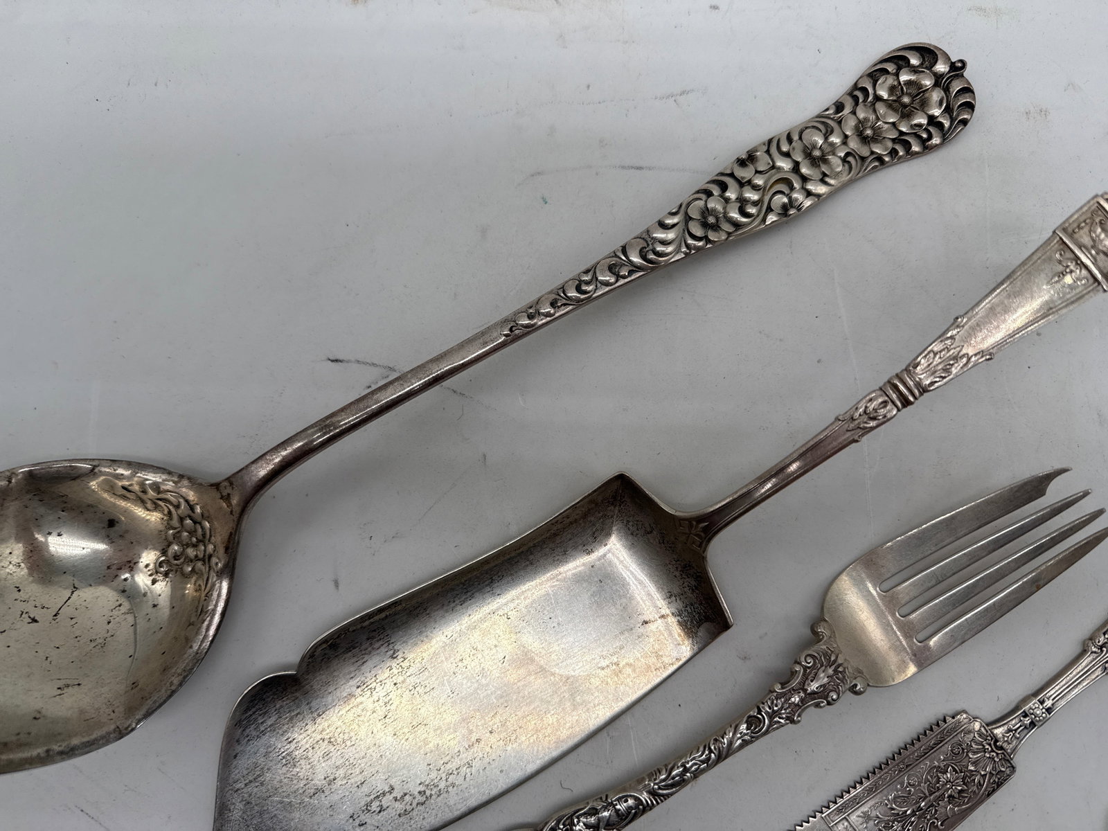 Five Sterling Silver Serving Utensils - 2