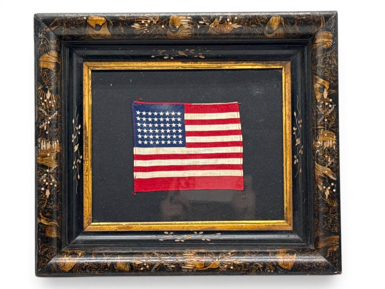 Framed Early 20th C. American Flag (1 of 4)