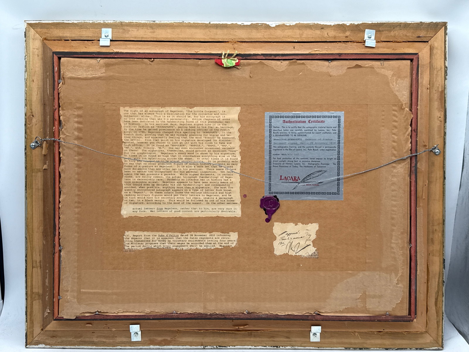 19th C. Napoleon Signed Document - 7