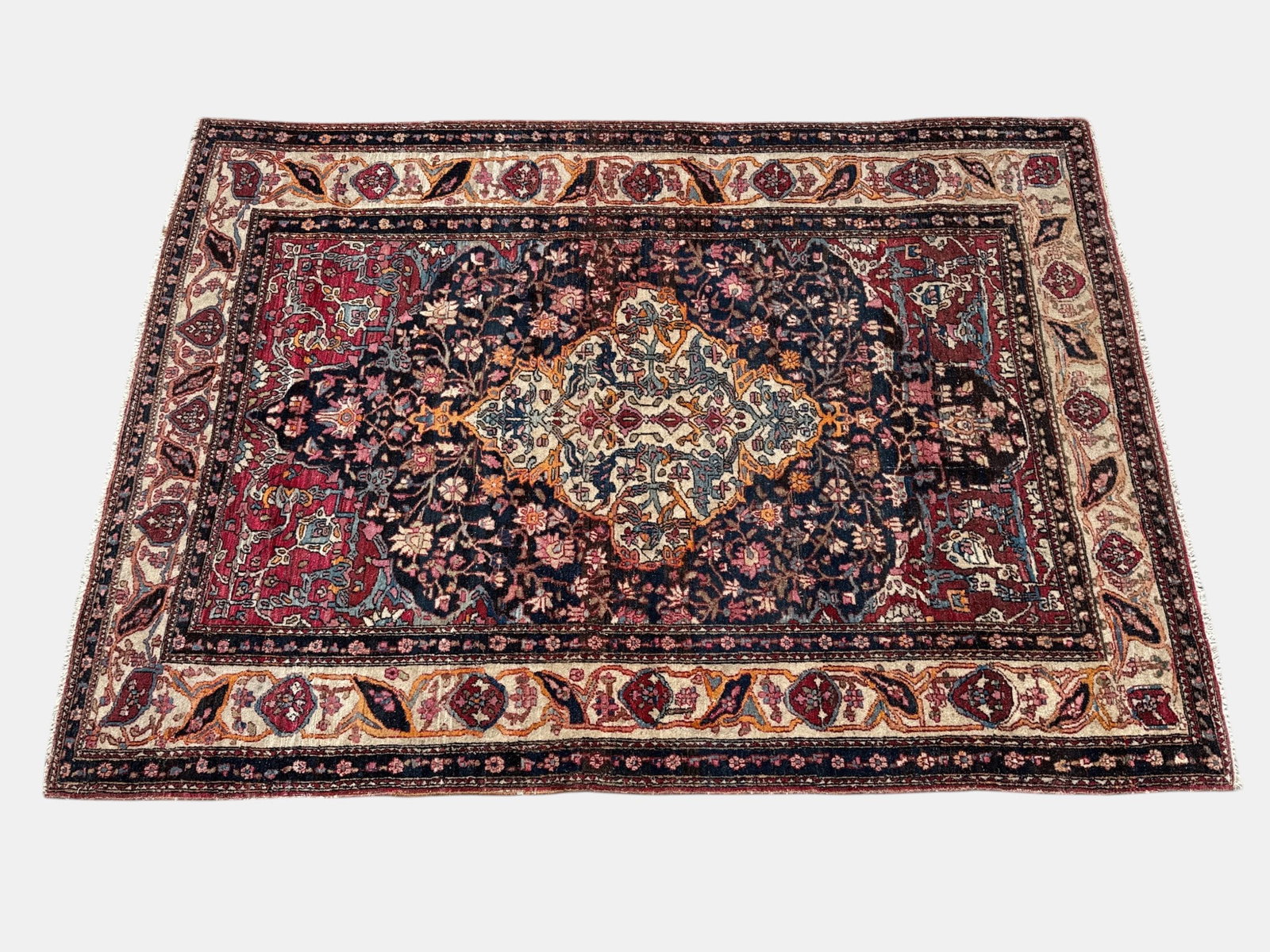 Persian Hand-Knotted Area Carpet, 6ft 6in x 4ft 5in (1 of 6)