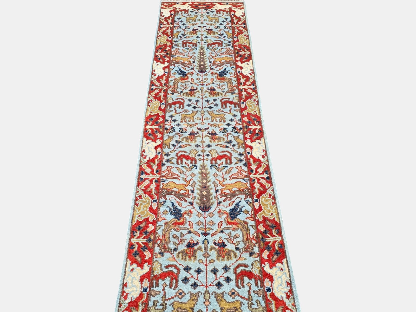 Turkish Hand-knotted Wool Runner, 2ft 6in x 10ft 1in (1 of 6)