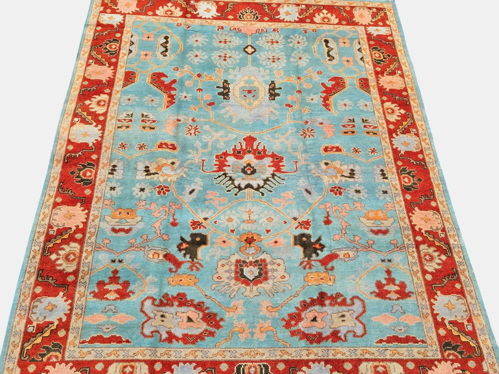 Turkish Hand-knotted Carpet, 7ft 9in x 10ft 1in (1 of 6)