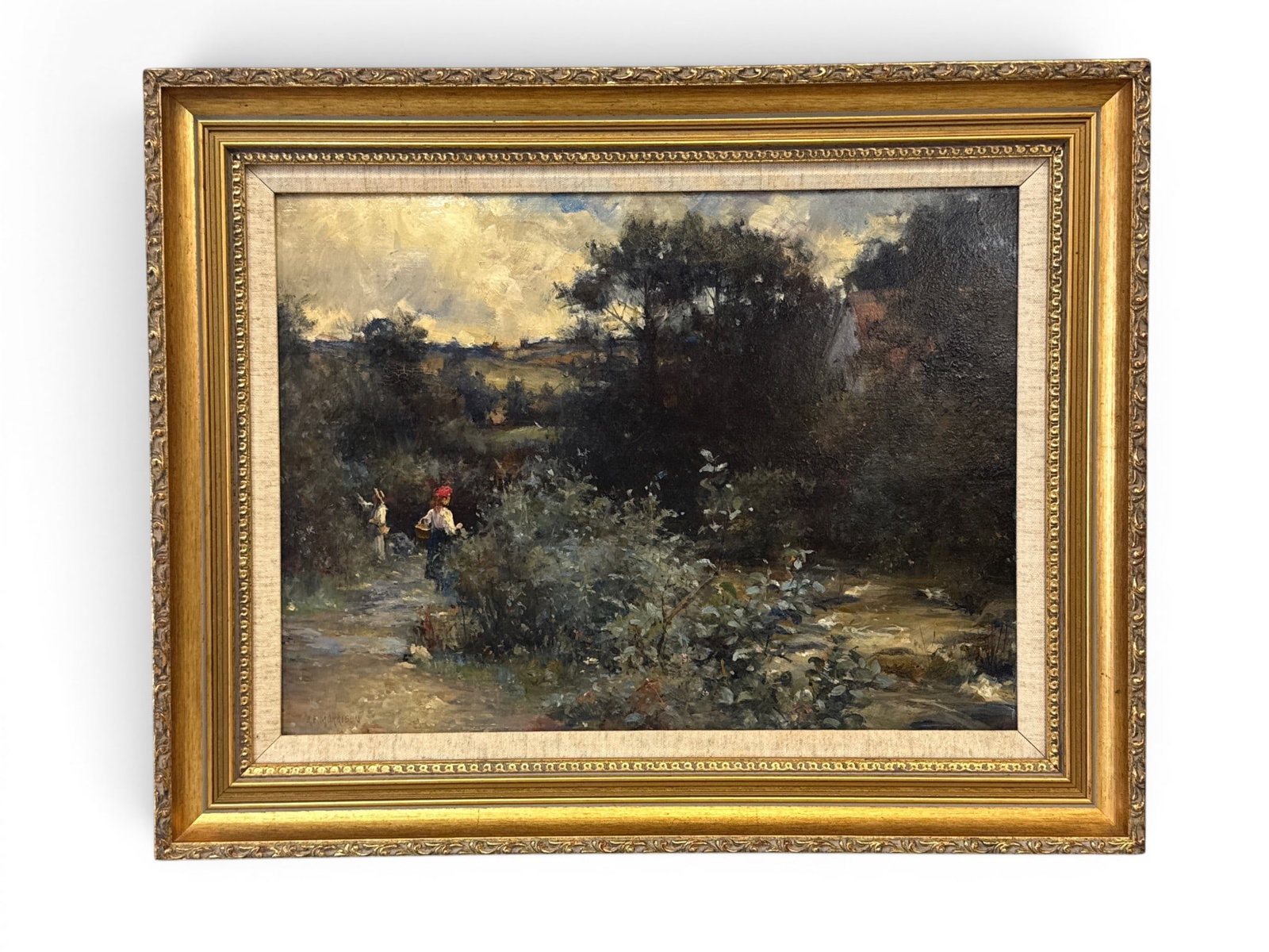 Robert Edward Morrison Oil/Panel: Landscape (1 of 4)