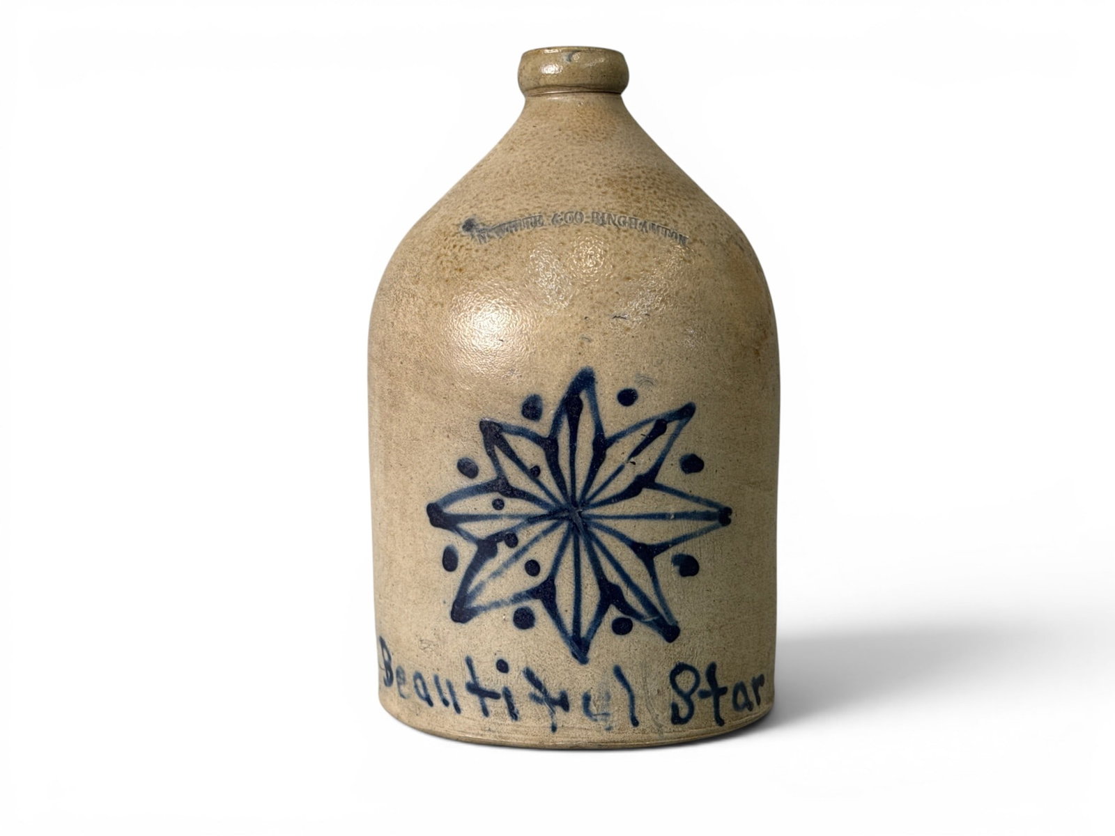 N. White & Co. Stoneware Jug (1 of 7)