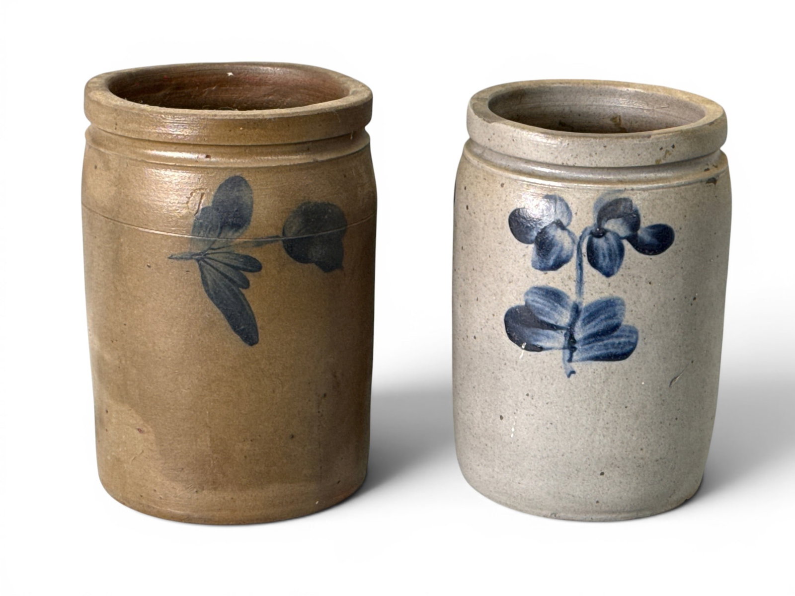 Two Blue-Touch Decorated Stoneware Crocks (1 of 4)