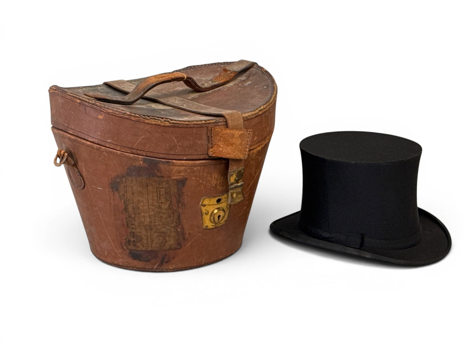 Stetson Collapsible Opera Top Hat with Leather Case (1 of 6)