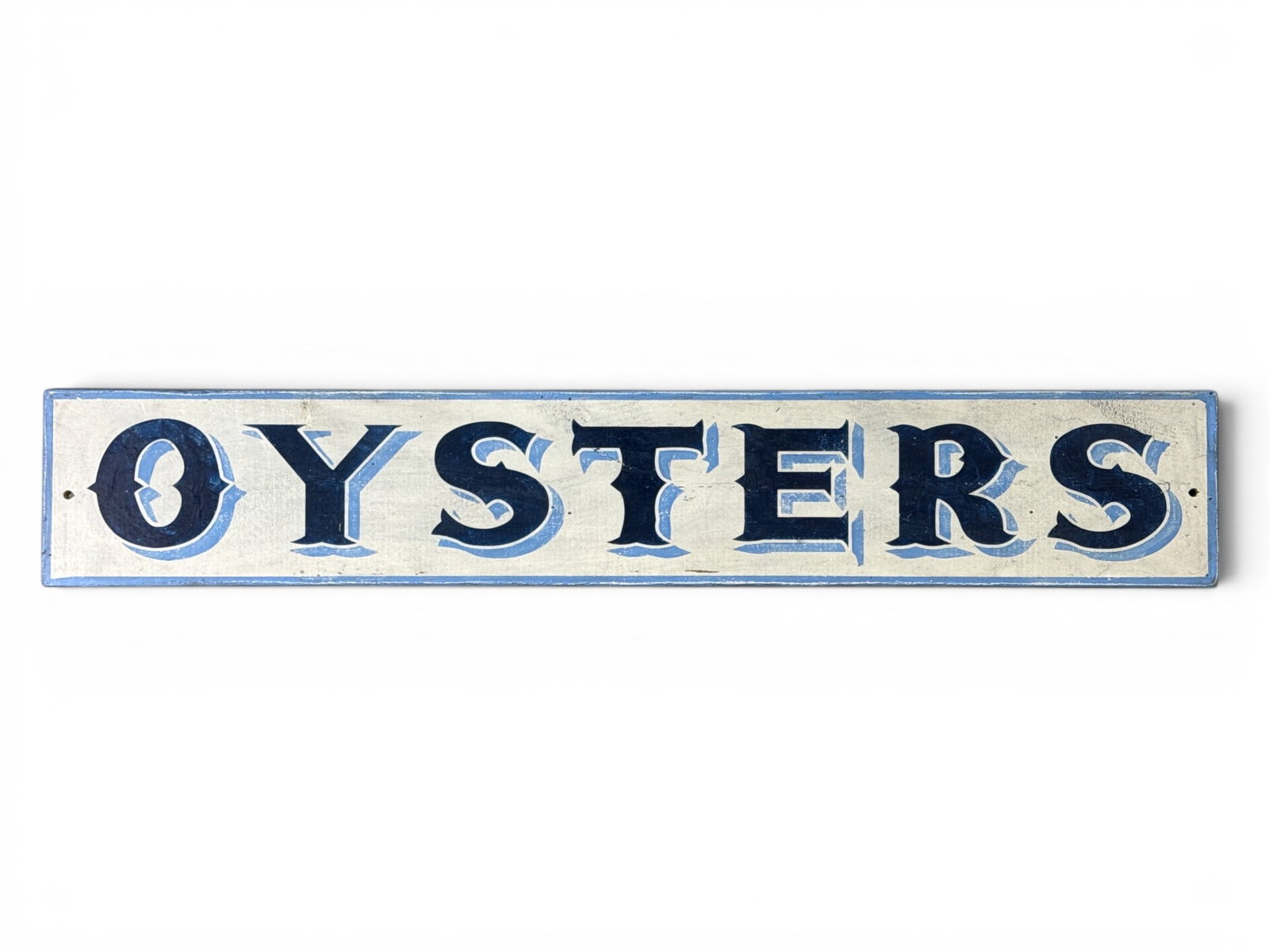 Painted Wood Oysters Sign (1 of 4)