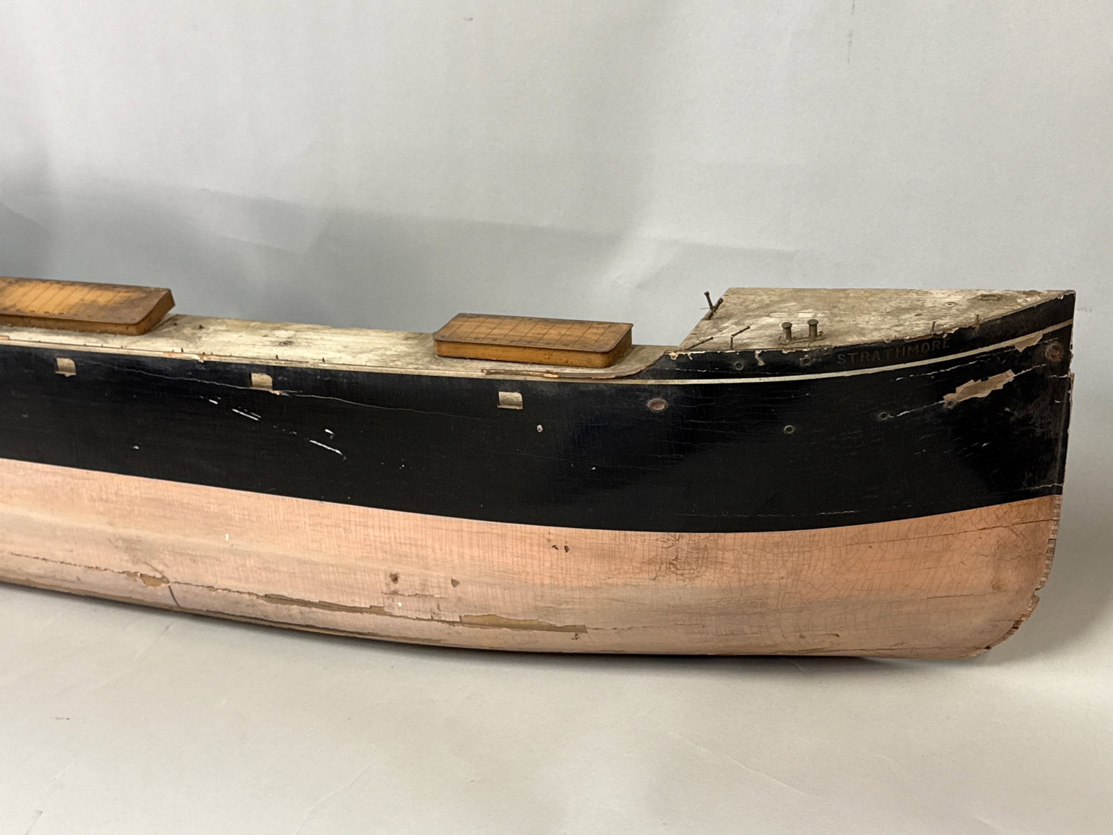 Large Shipbuilder's Half-Hull Ship Model - 2