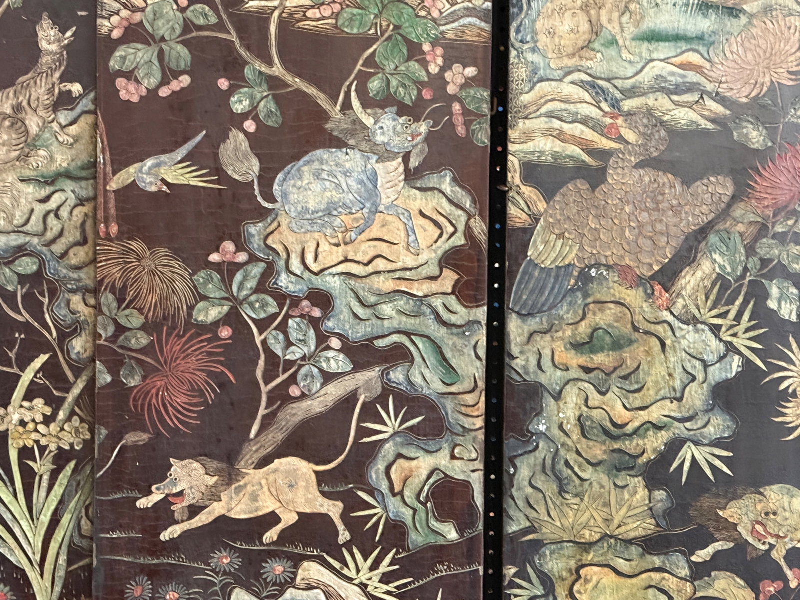 Chinese Twelve-Panel Coromandel Lacquer Screen - 7