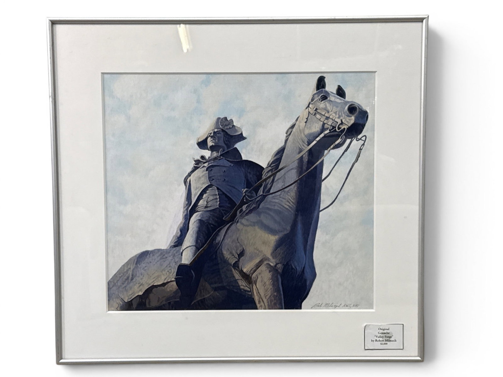 Robert Milnazik Gouache/Paper: Valley Forge (1 of 5)