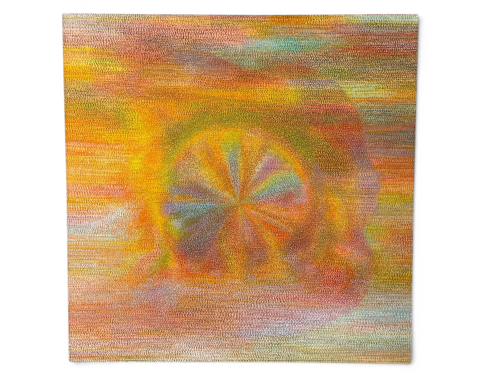 Anita Charney Harris Oil/Linen: Wheel of Fortune (1 of 5)