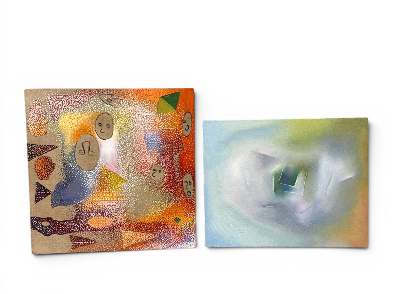 Two Anita Charney Harris Oils/Linen: Abstracts (1 of 6)