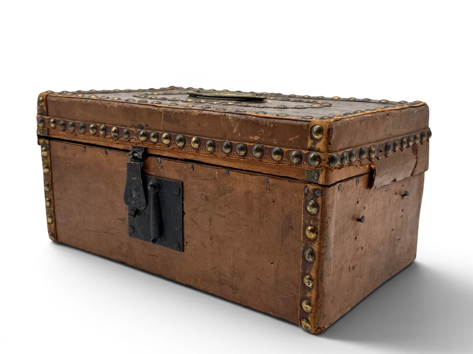 Foster & Barton Leather-Wrapped Document Box (1 of 7)