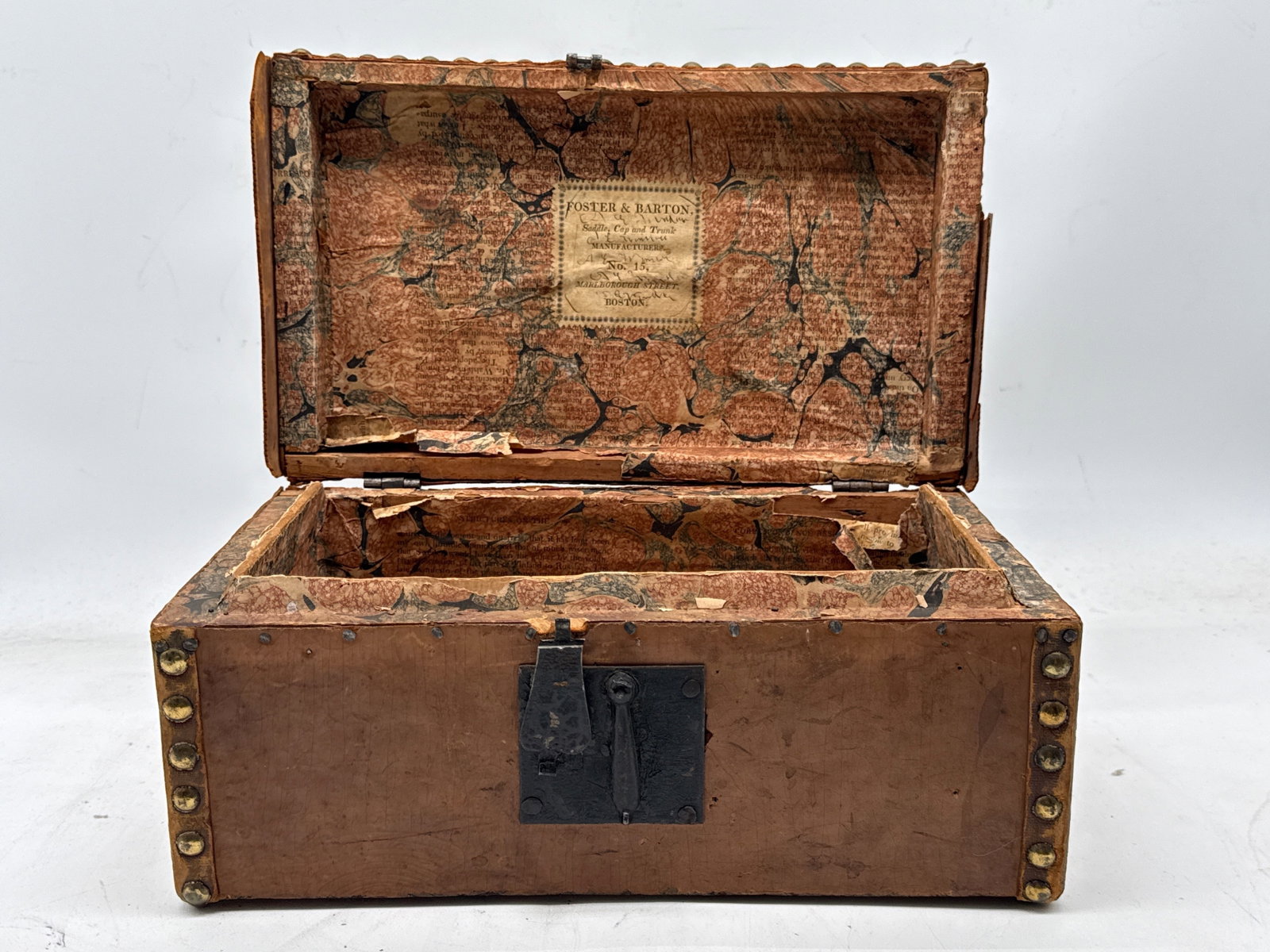 Foster & Barton Leather-Wrapped Document Box - 5