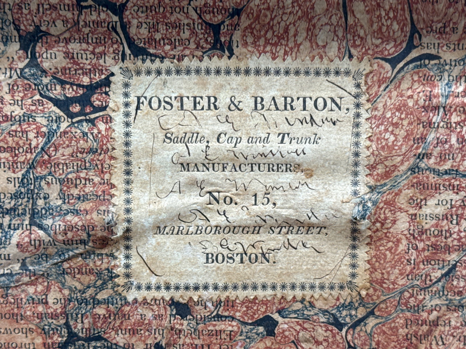 Foster & Barton Leather-Wrapped Document Box - 6