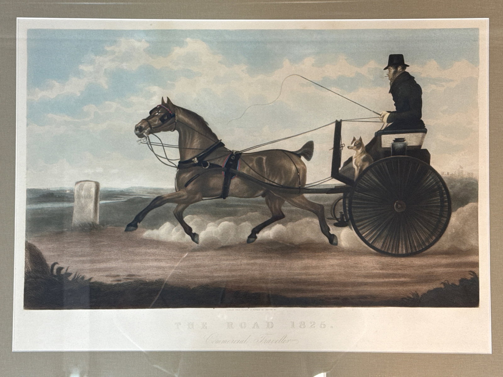 Three Framed Coaching Prints - 3