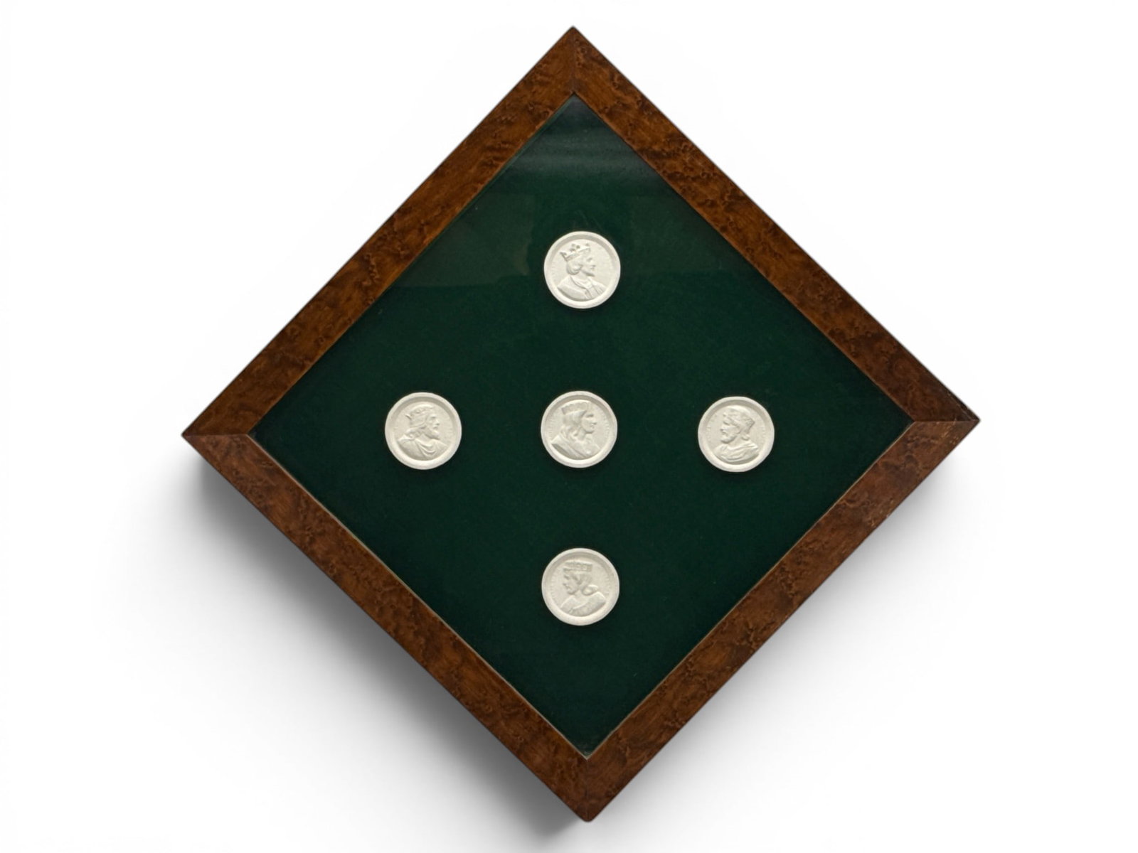 Five Framed Continental Plaster Intaglios (1 of 5)