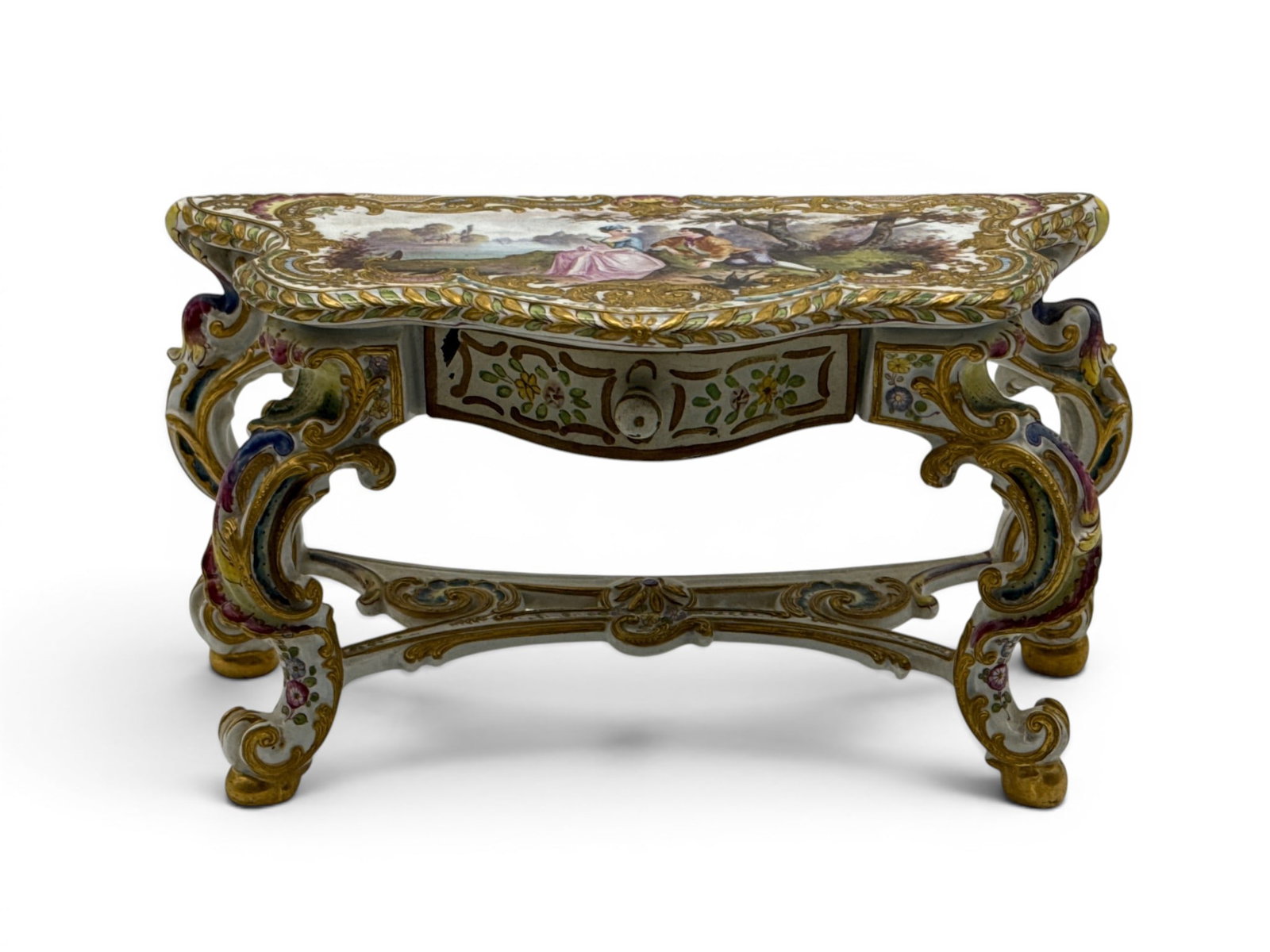 Marseille France Miniature Porcelain Dresser Box (1 of 6)