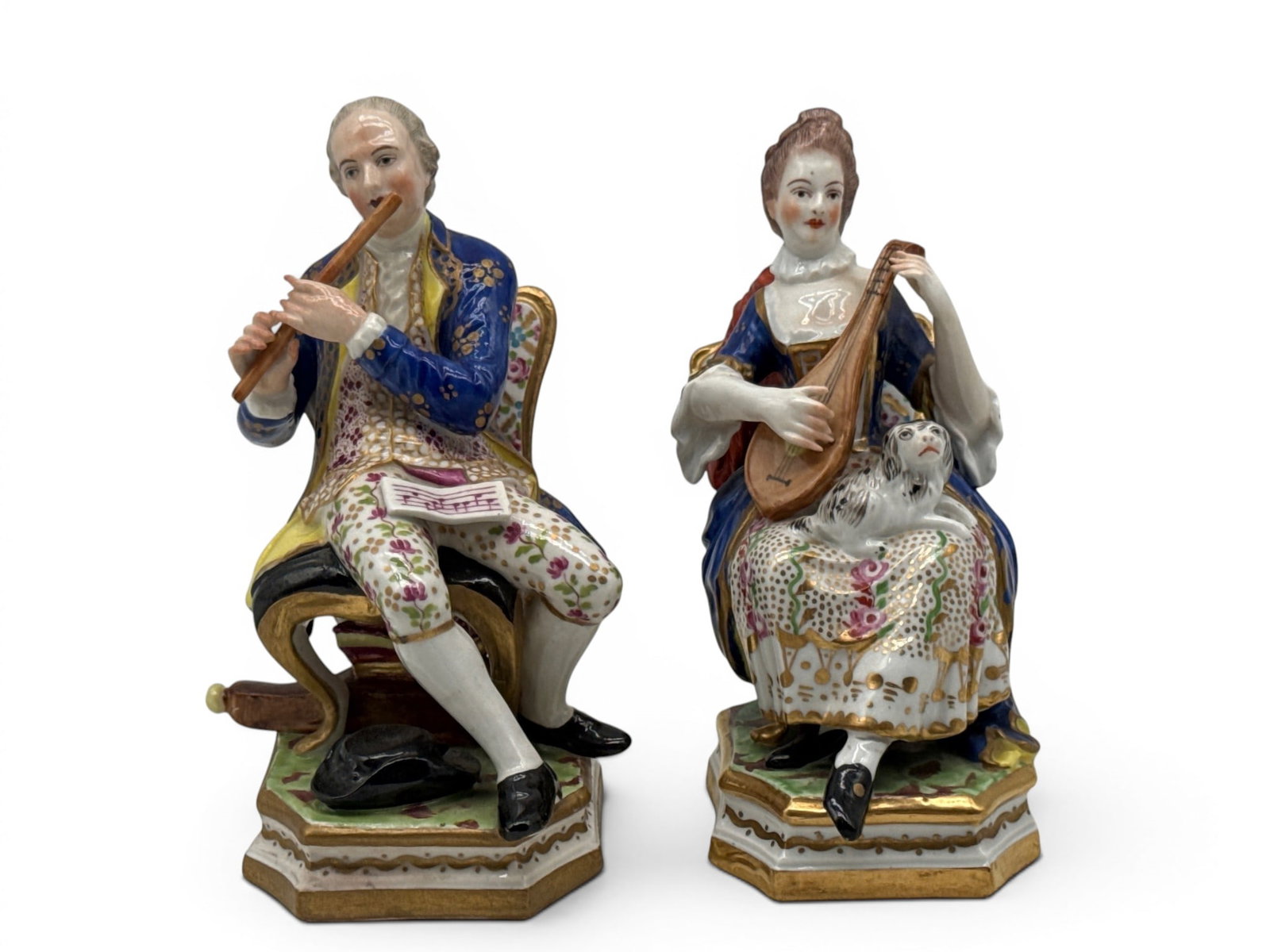 Two William Duesbury & Co Porcelain Figurines (1 of 8)