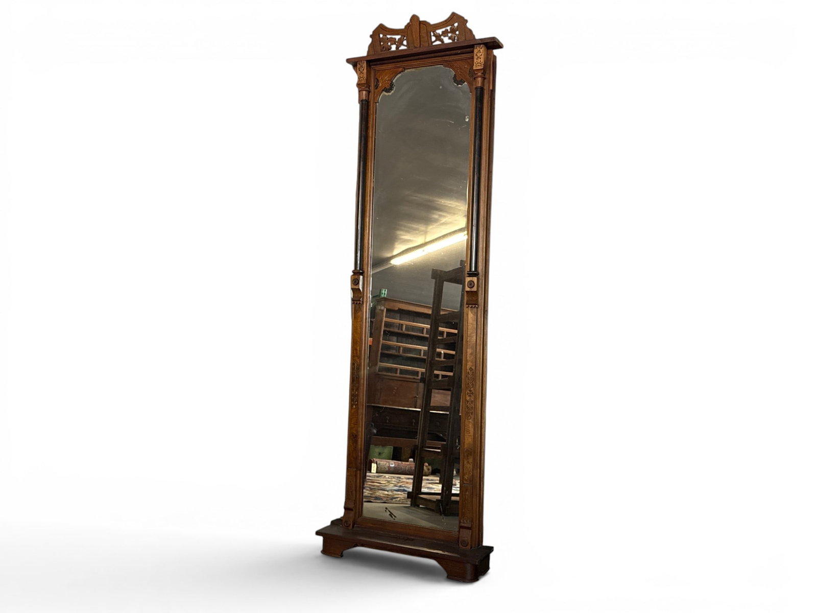 Victorian Eastlake Carved Pier Mirror (1 of 7)