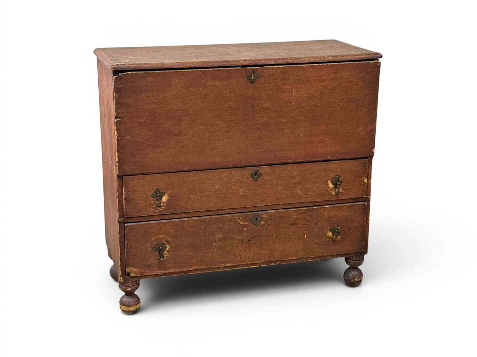 William & Mary Pine Mule/Blanket Chest (1 of 4)