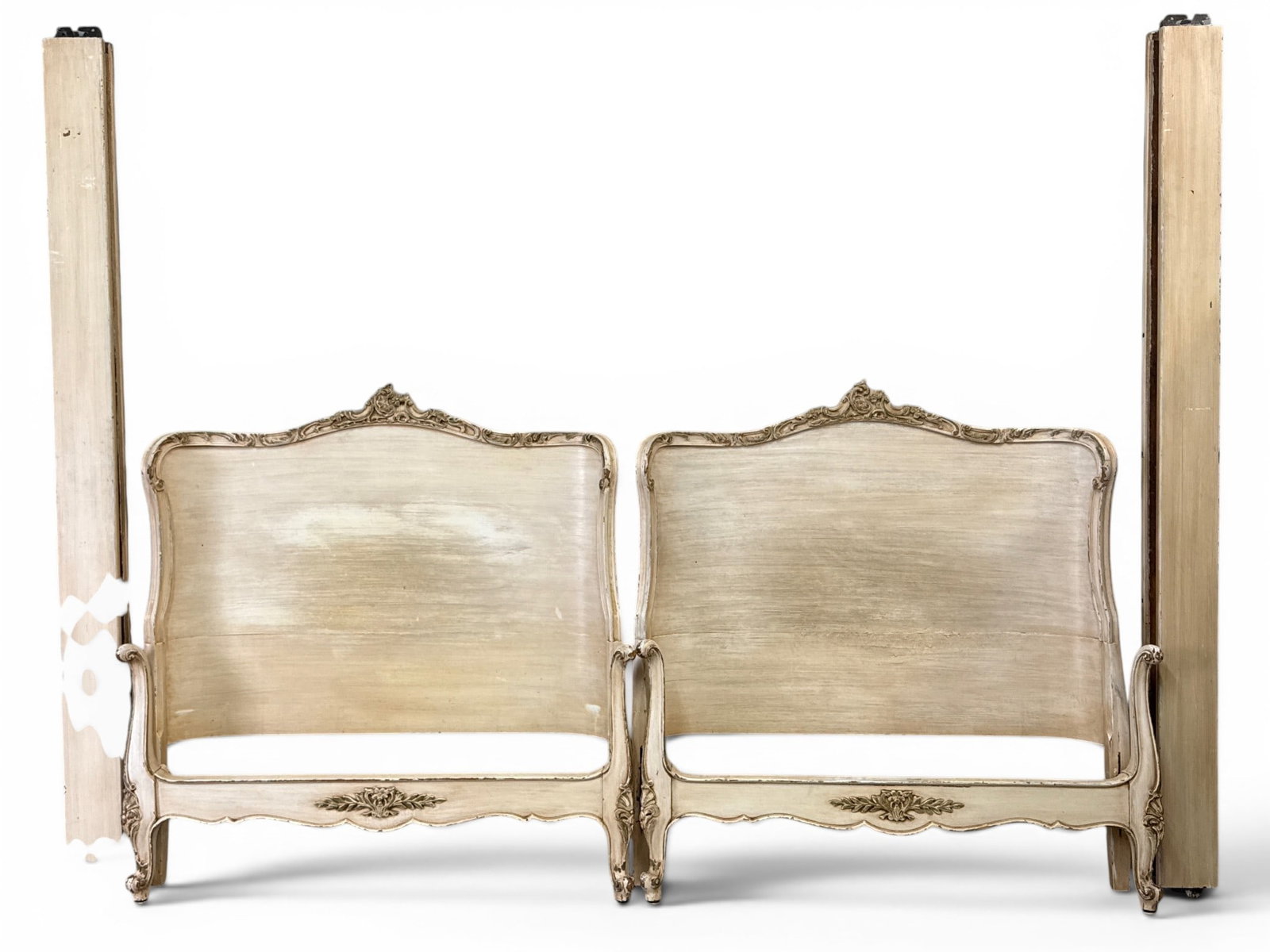 Pair of French Painted Twin Beds (1 of 5)