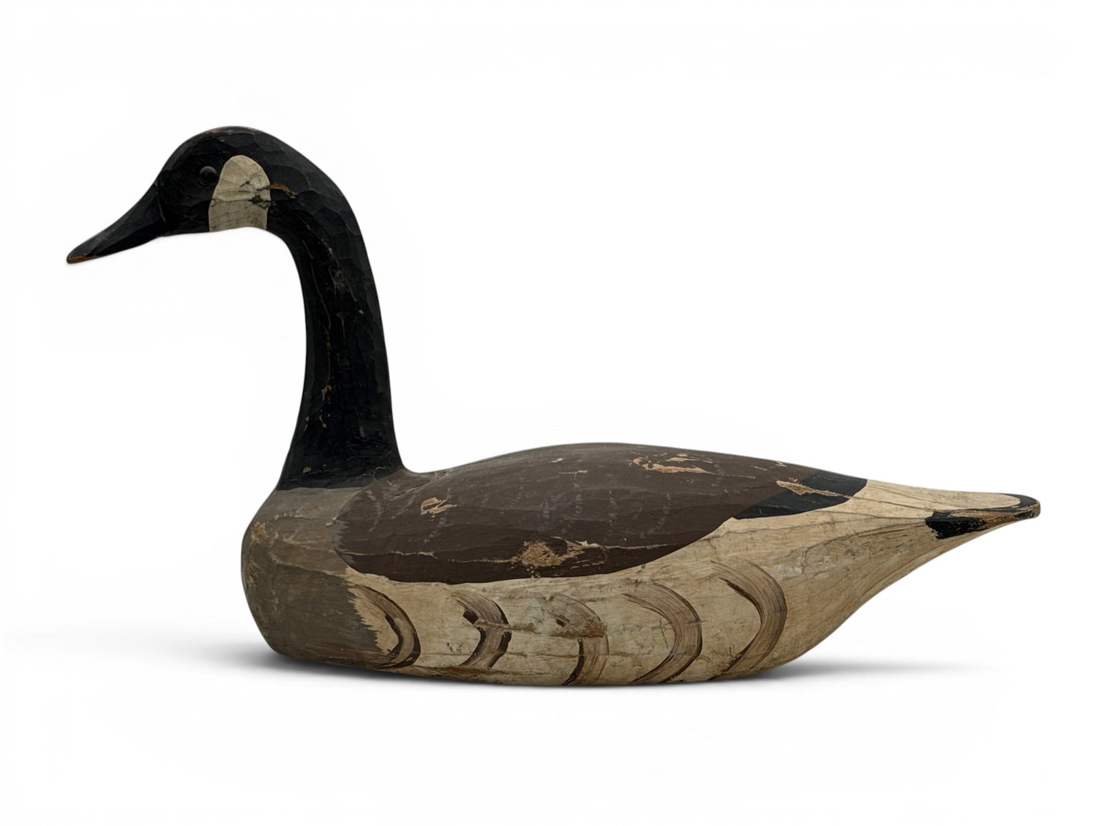 Carved and Painted Canada Goose Decoy (1 of 6)