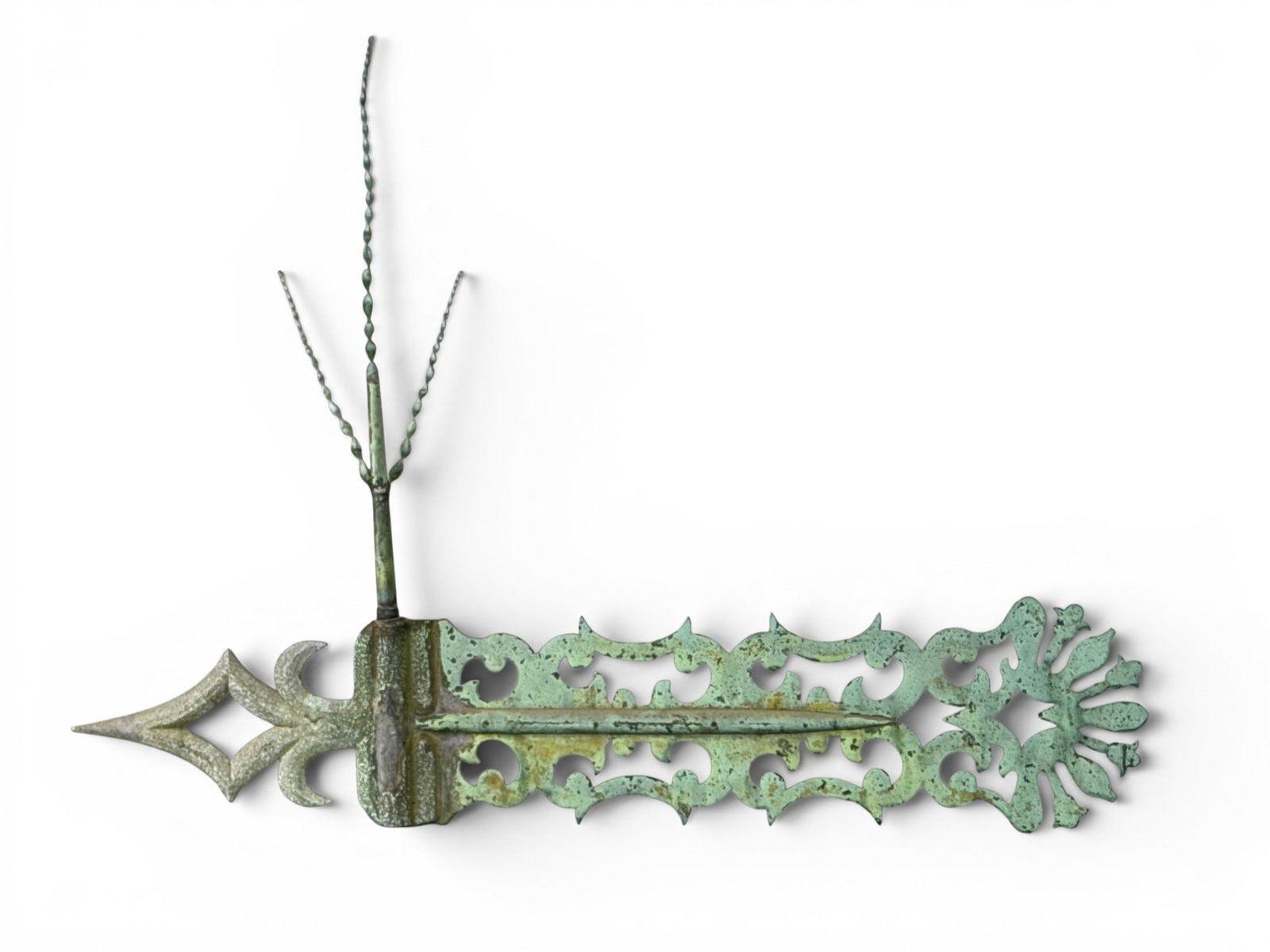 Copper and Zinc Banner Weathervane (1 of 6)