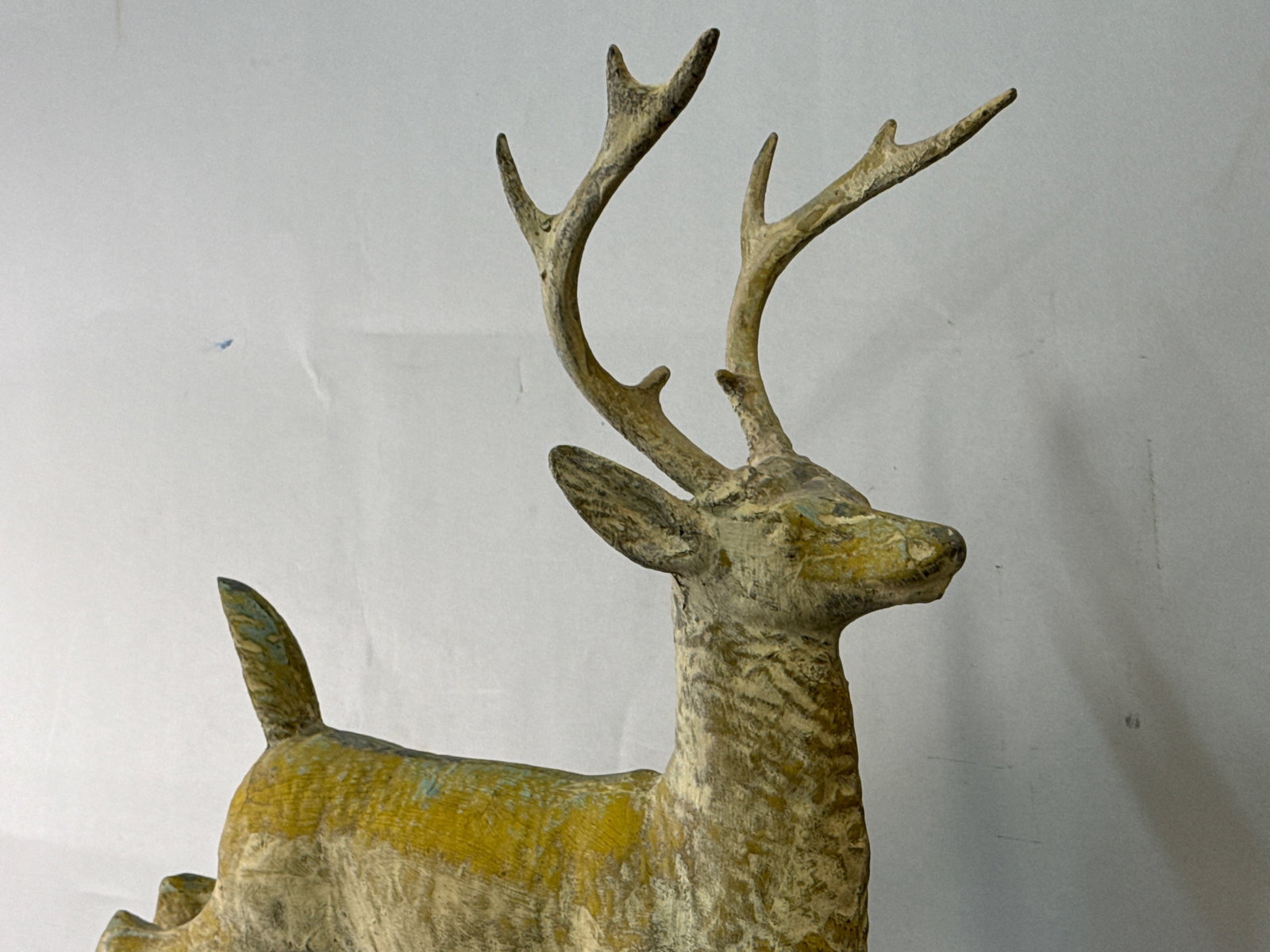Gilt Copper Leaping Stag Weathervane - 3