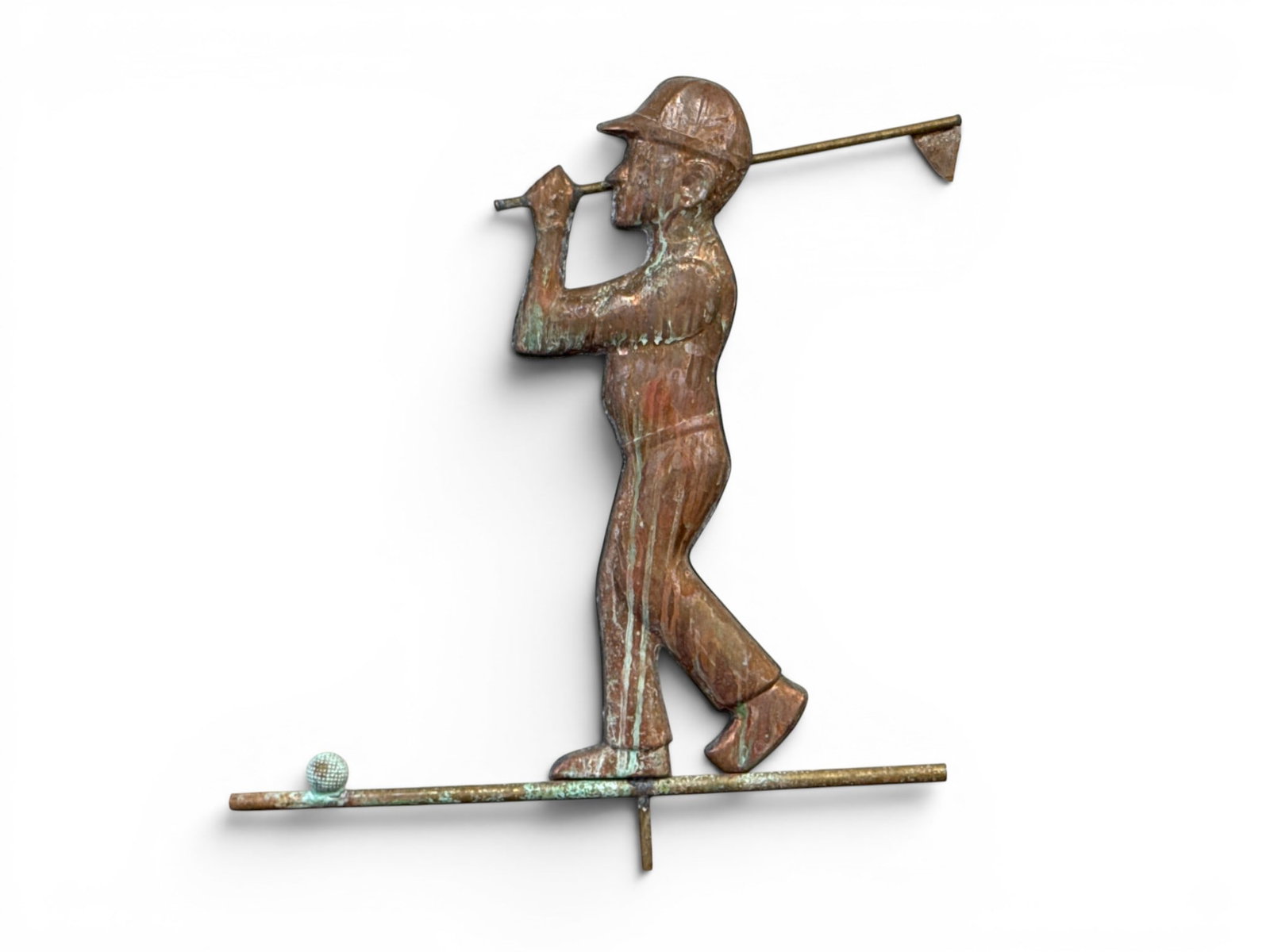 Copper Golfer Weathervane (1 of 5)