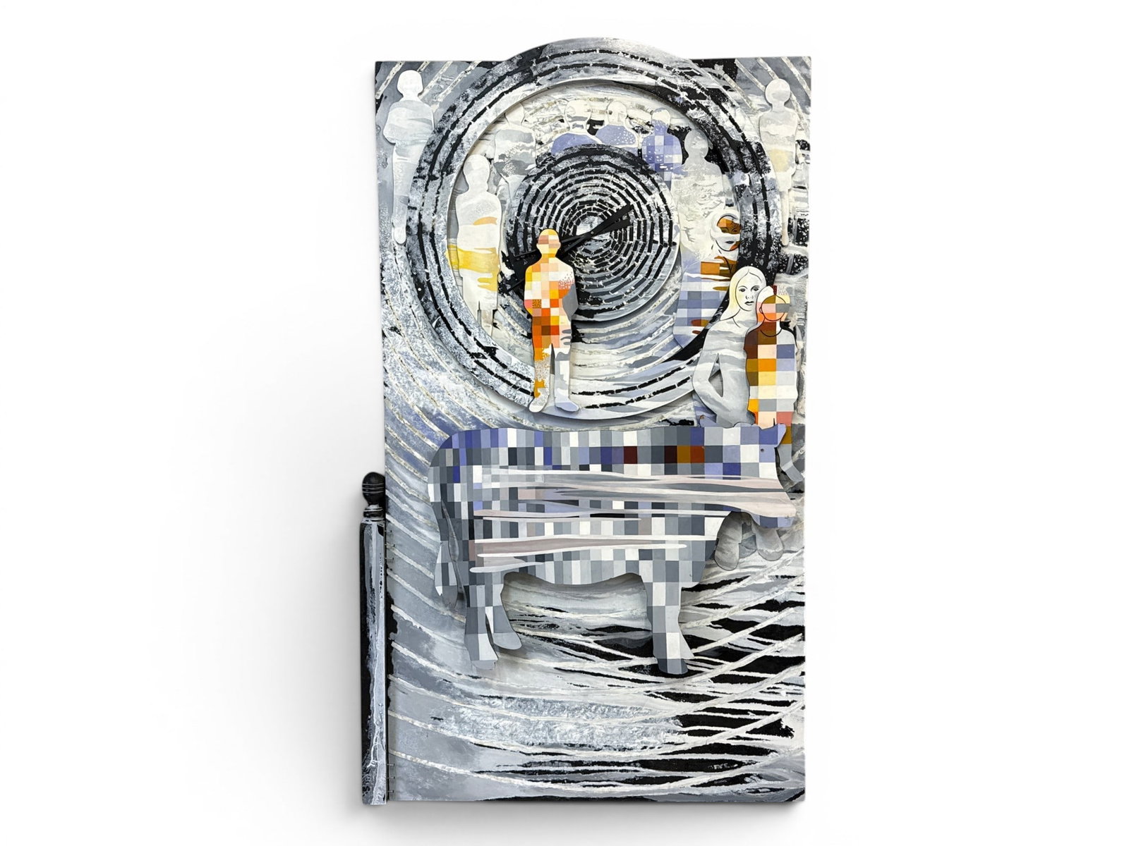 Anita Charney Harris. Mixed Media: The Time Track (1 of 5)