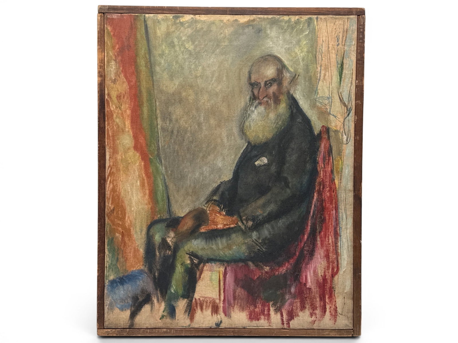 Oil/Canvas: Portrait of a Seated Gentleman (1 of 5)