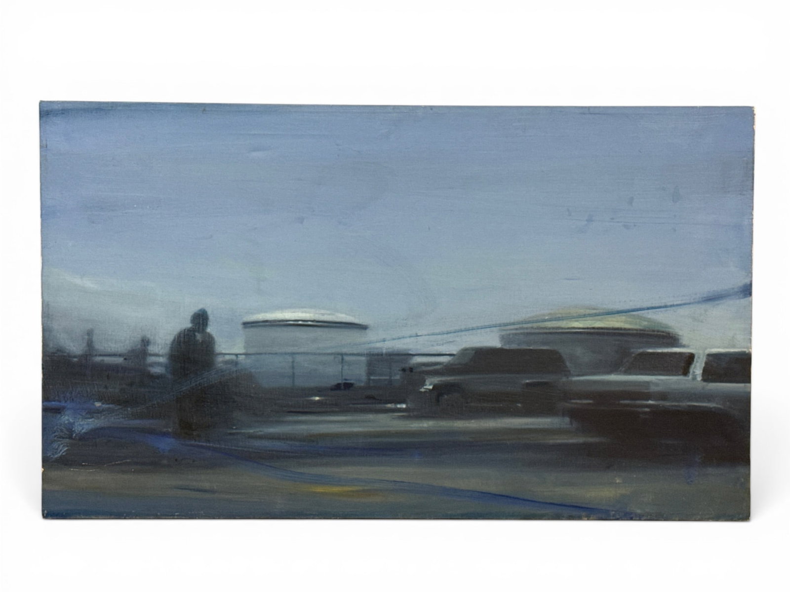 Tom Birkner Oil/Canvas: Street Scene (1 of 4)