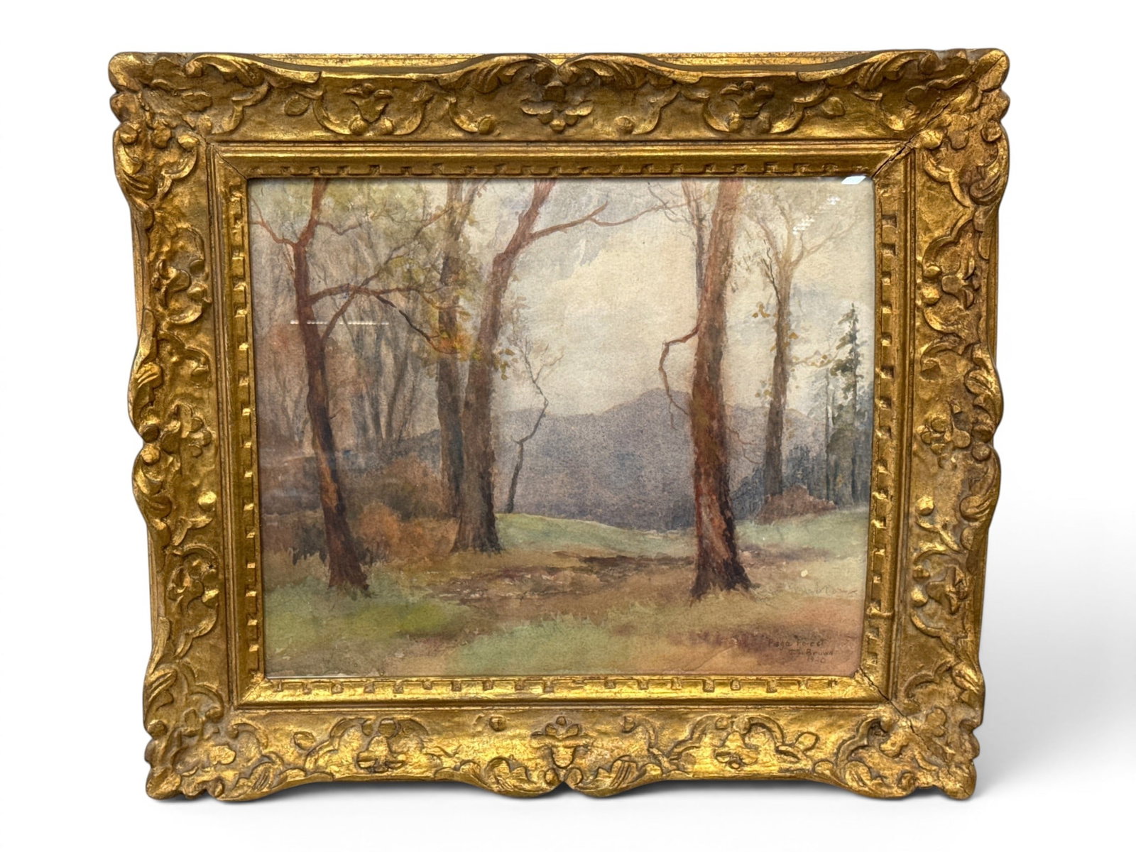 John Sylvan Brown Watercolor/Paper: Landscape (1 of 7)