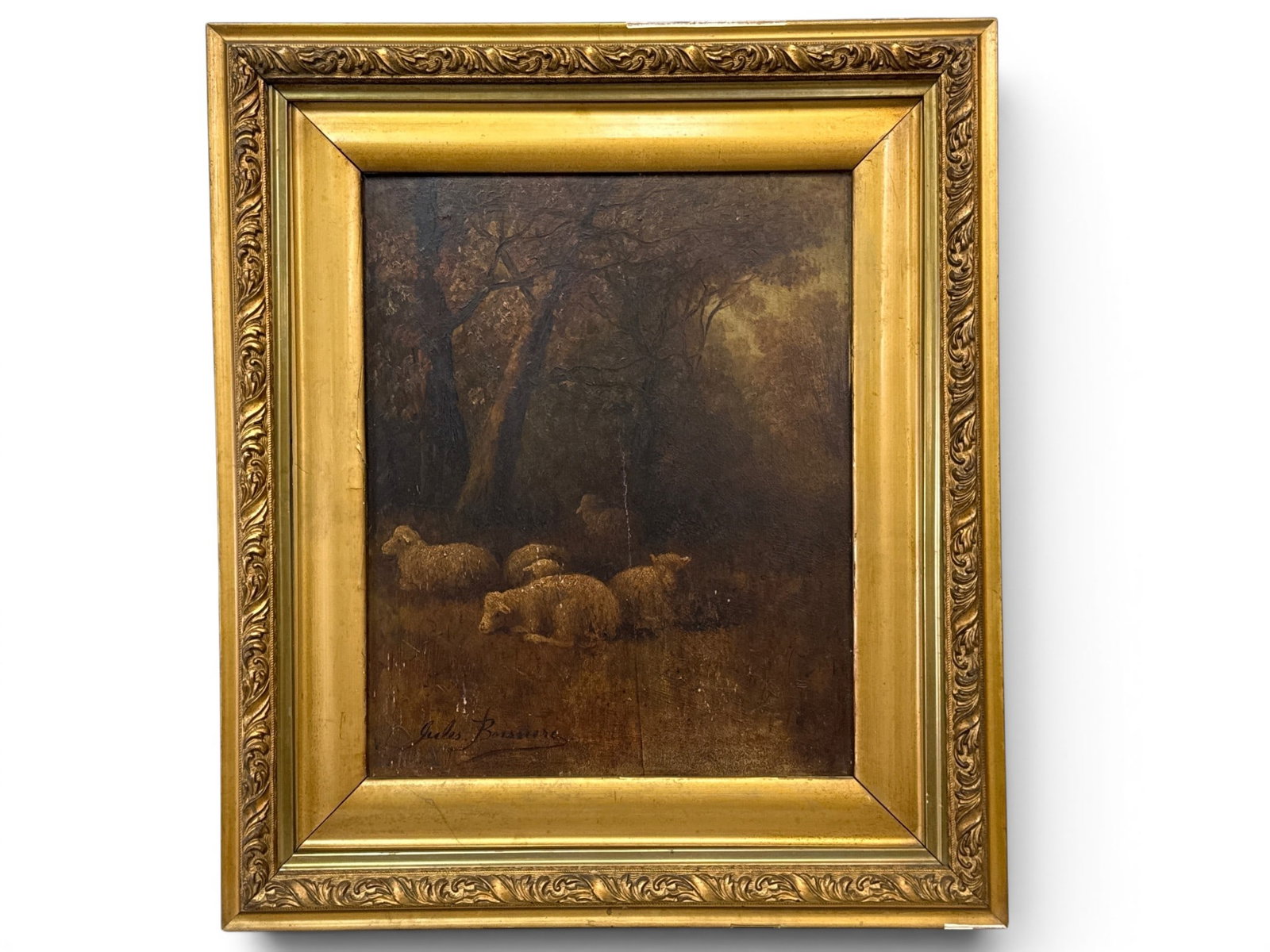 Julies Boissiere Oil/Panel: Sheep (1 of 5)