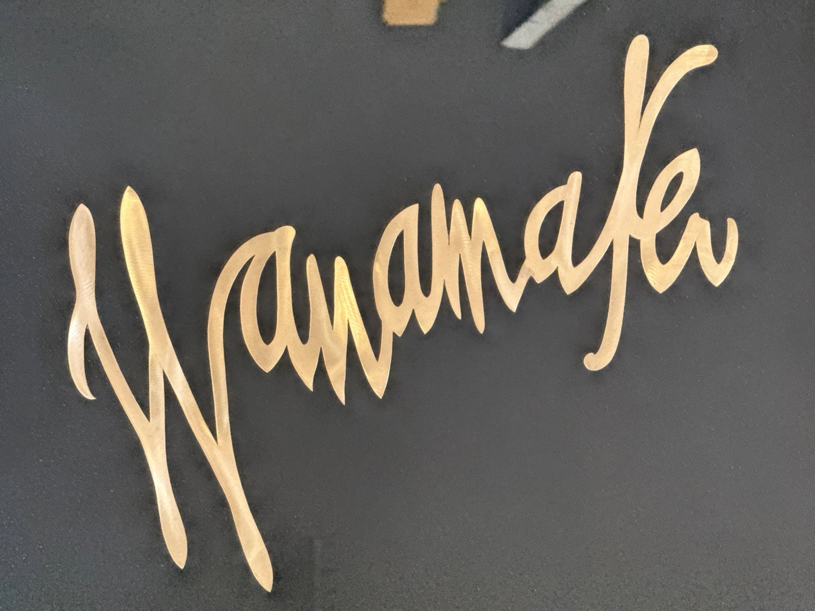 Framed John Wanamaker Sign - 2