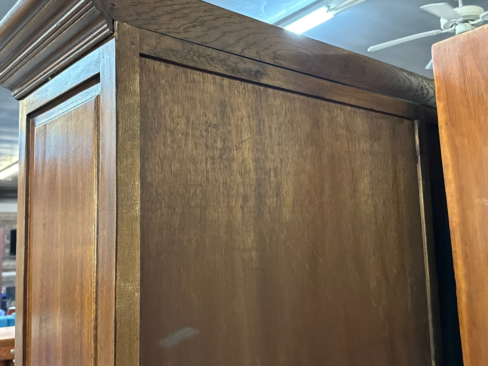Large Oak Three-Stack Haberdashery Bookcase - 5