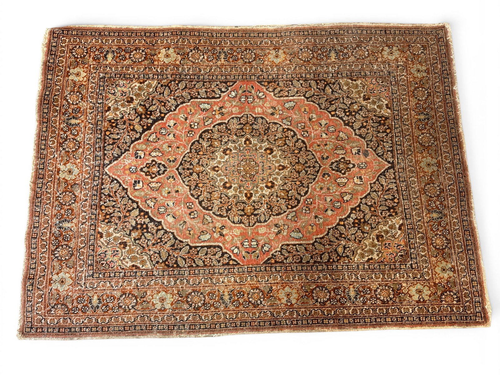 Persian Tabriz Area Carpet, 5ft 5in x 3ft 11in (1 of 6)