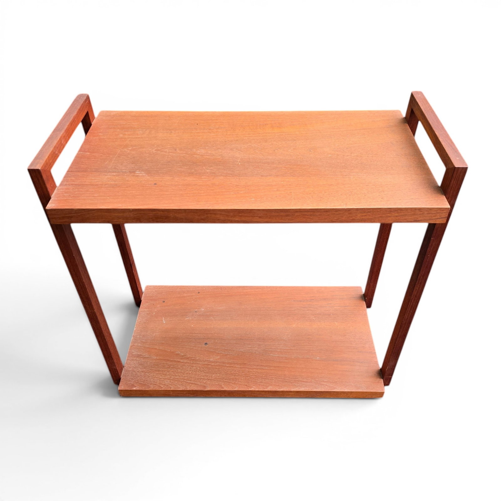 Danish Teak Two-Tiered Bar Cart (1 of 6)