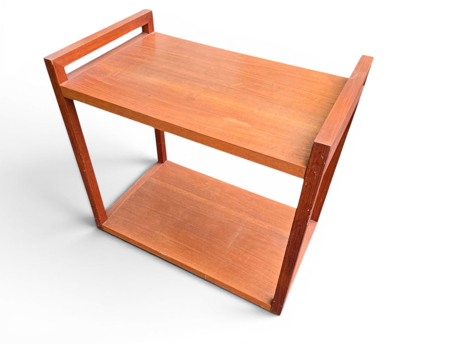 Danish Teak Two-Tiered Bar Cart (1 of 4)