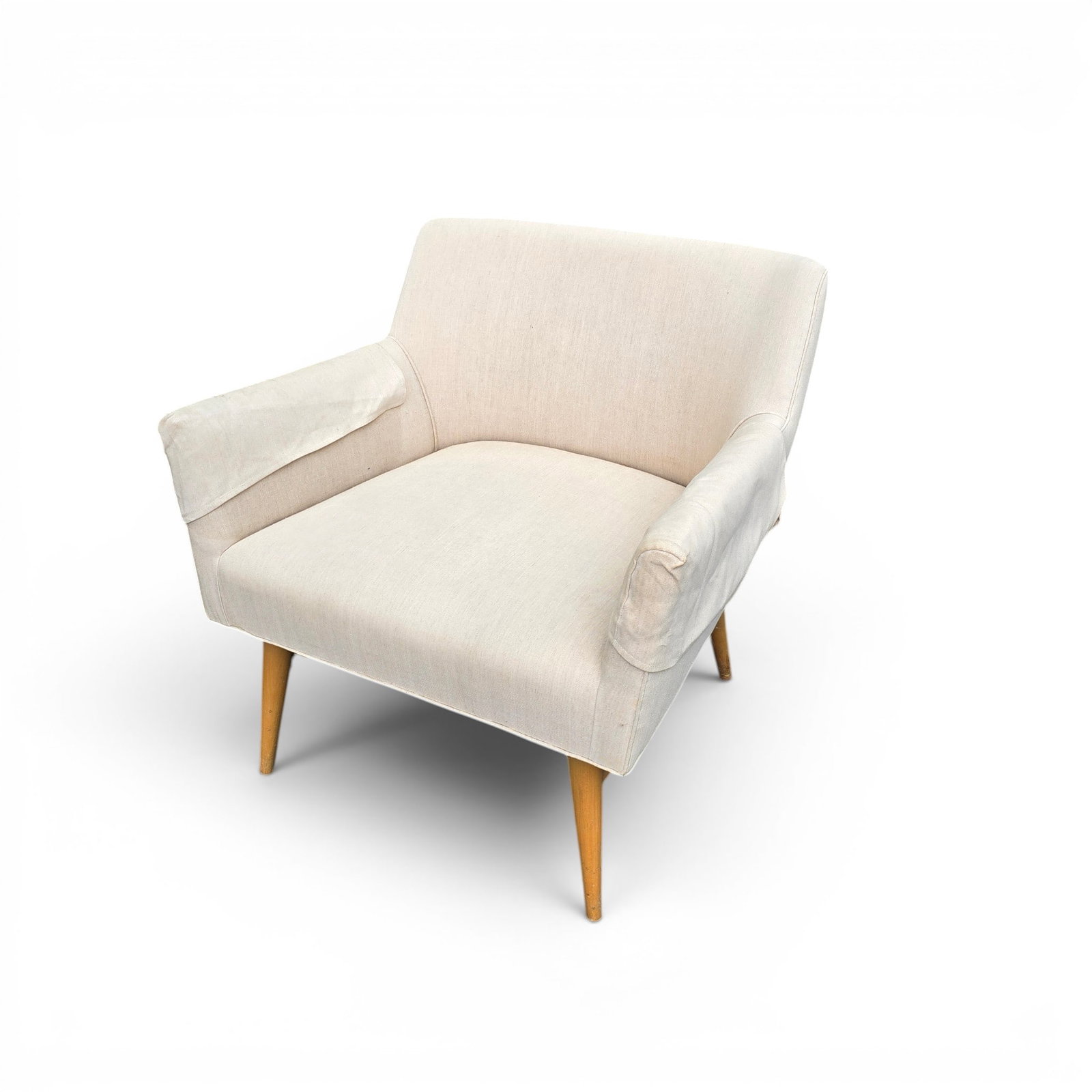 Paul McCobb-style Upholstered Lounge Chair (1 of 4)