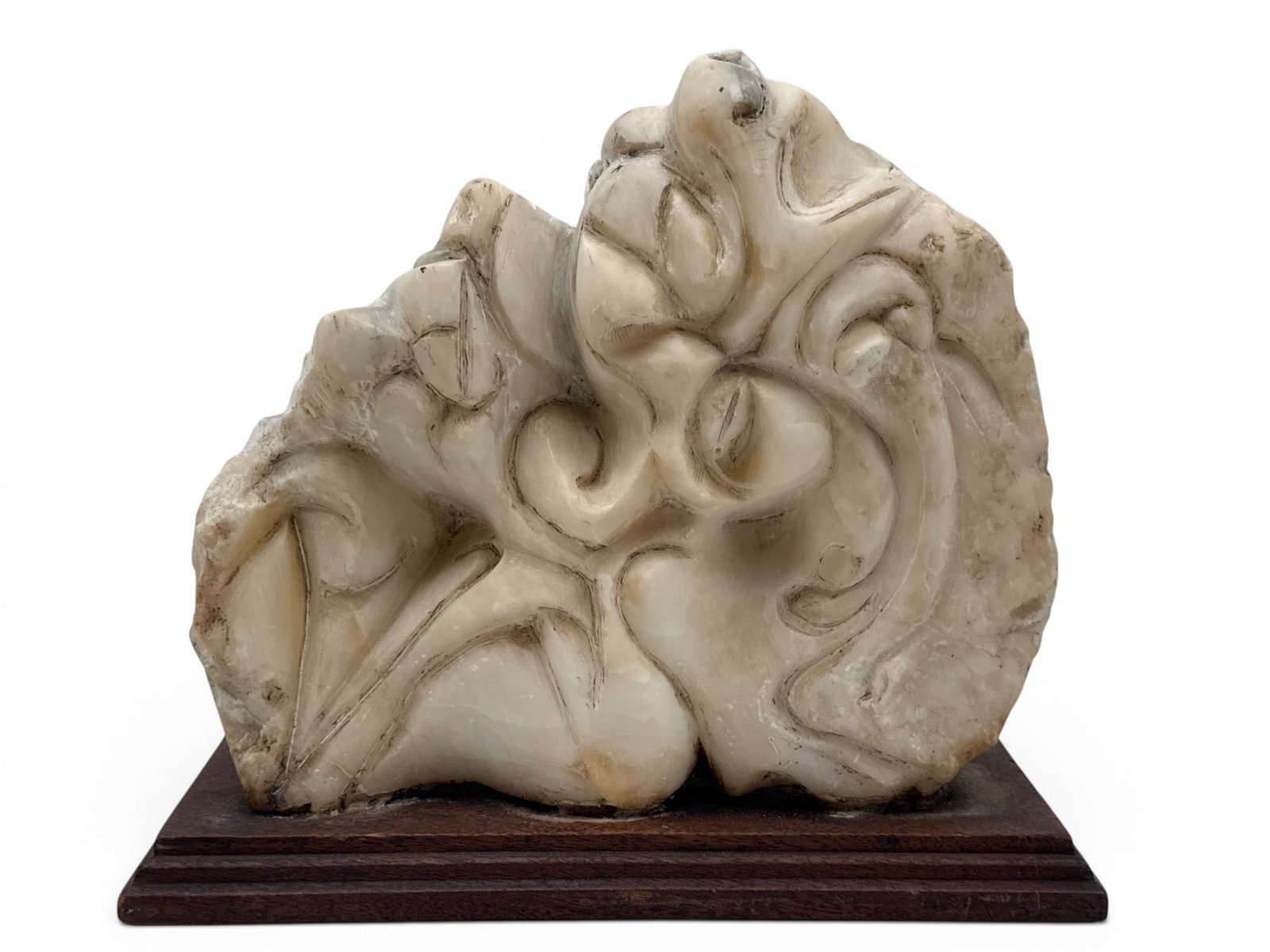 Raymond Rocklin Modernist Alabaster Sculpture (1 of 4)