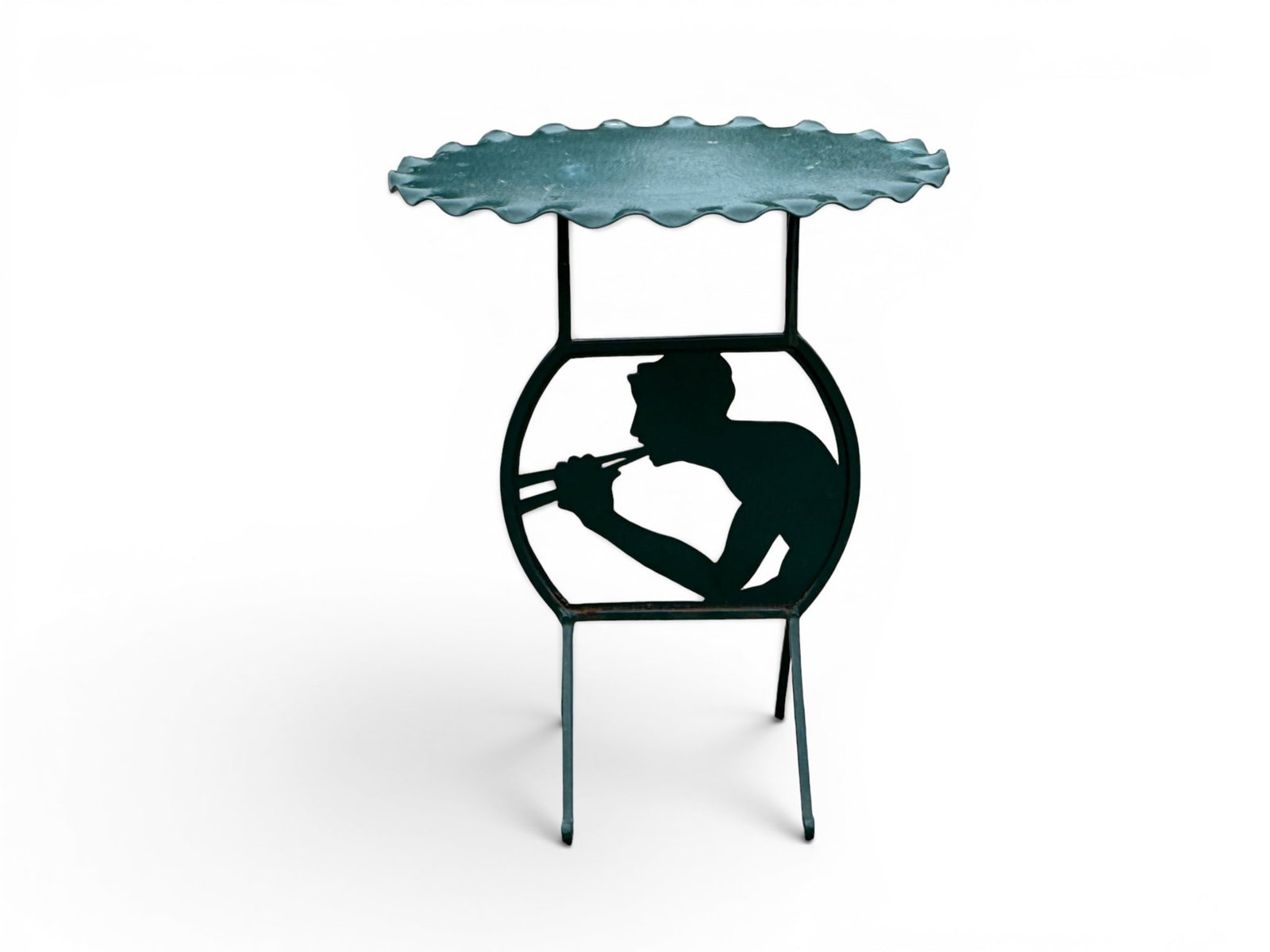 Green Painted Art Deco Figural Stand (1 of 3)