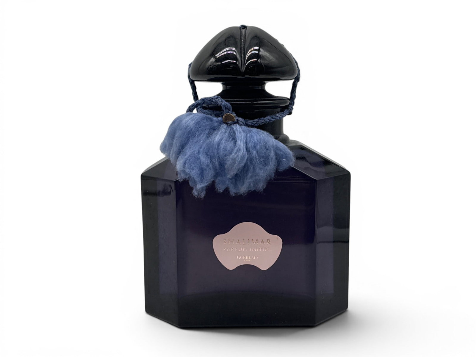 Guerlain Shalimar Parfum Initial in Baccarat Bottle, 16.5 fl oz: A 16.5 fl oz , 490 ml Guerlain Shalimar Parfum Initial in a Baccarat crystal bottle. Numbered 9/25. 7in tall. | You have additional shipping options, and are not required to use Live Shipping. Additio