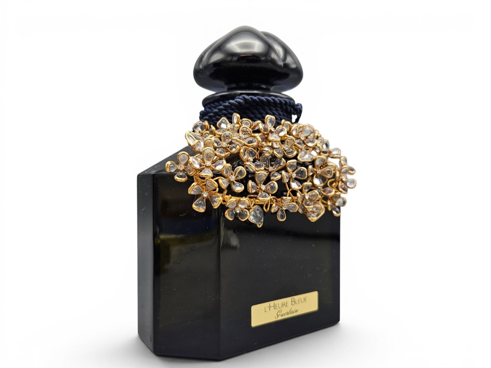 Guerlain L'Heure Bleue Parfum Initial in Baccarat Bottle, 16.5 fl oz: A 16.5 fl oz, 490 ml Guerlain L'Heure Bleue Parfum Initial in a Baccarat crystal bottle. Numbered 18/43. 7in tall. | You have additional shipping options, and are not required to use Live Shipping. Ad