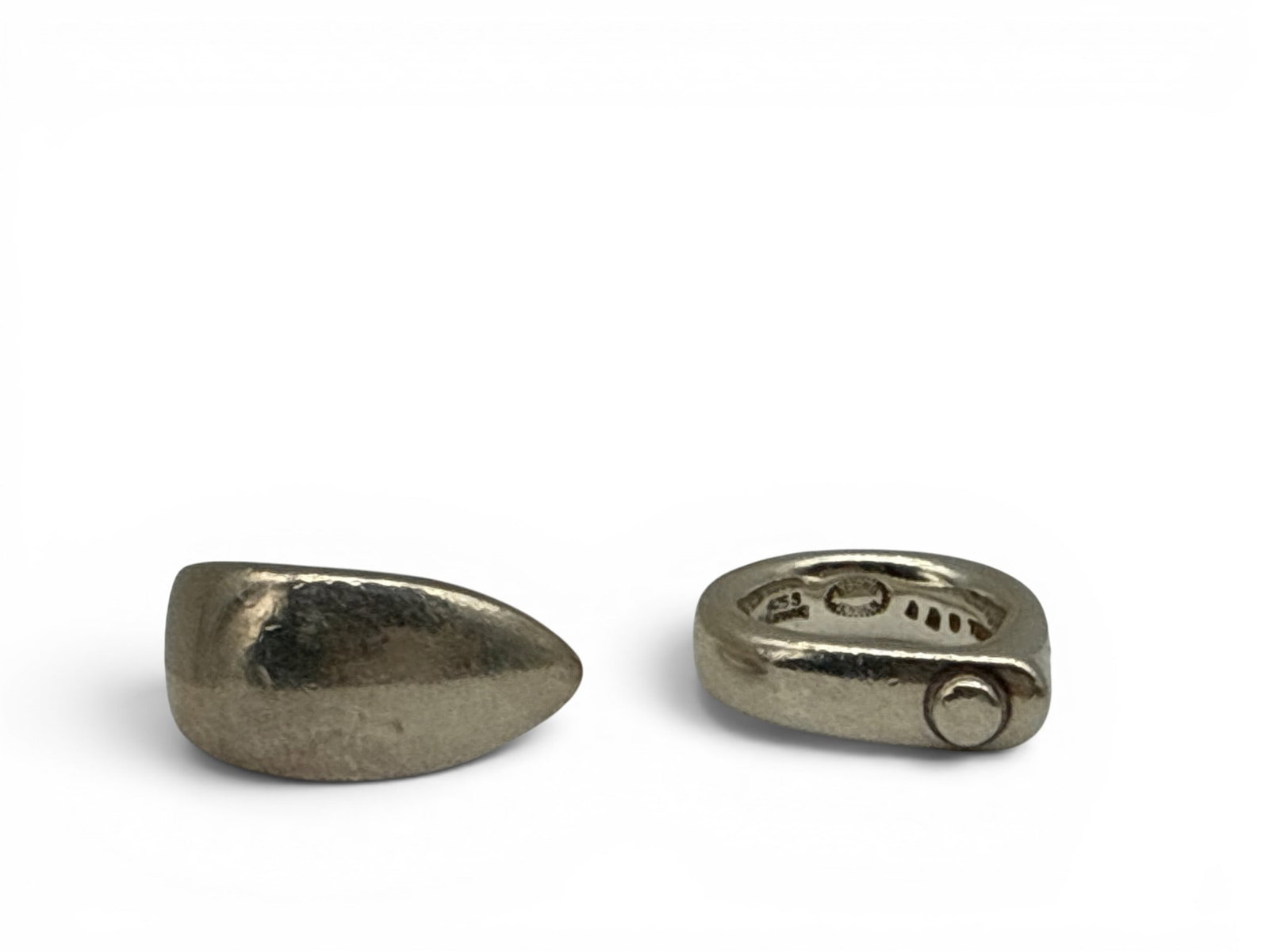 Two Georg Jensen Sterling Silver Modernist Rings (1 of 5)