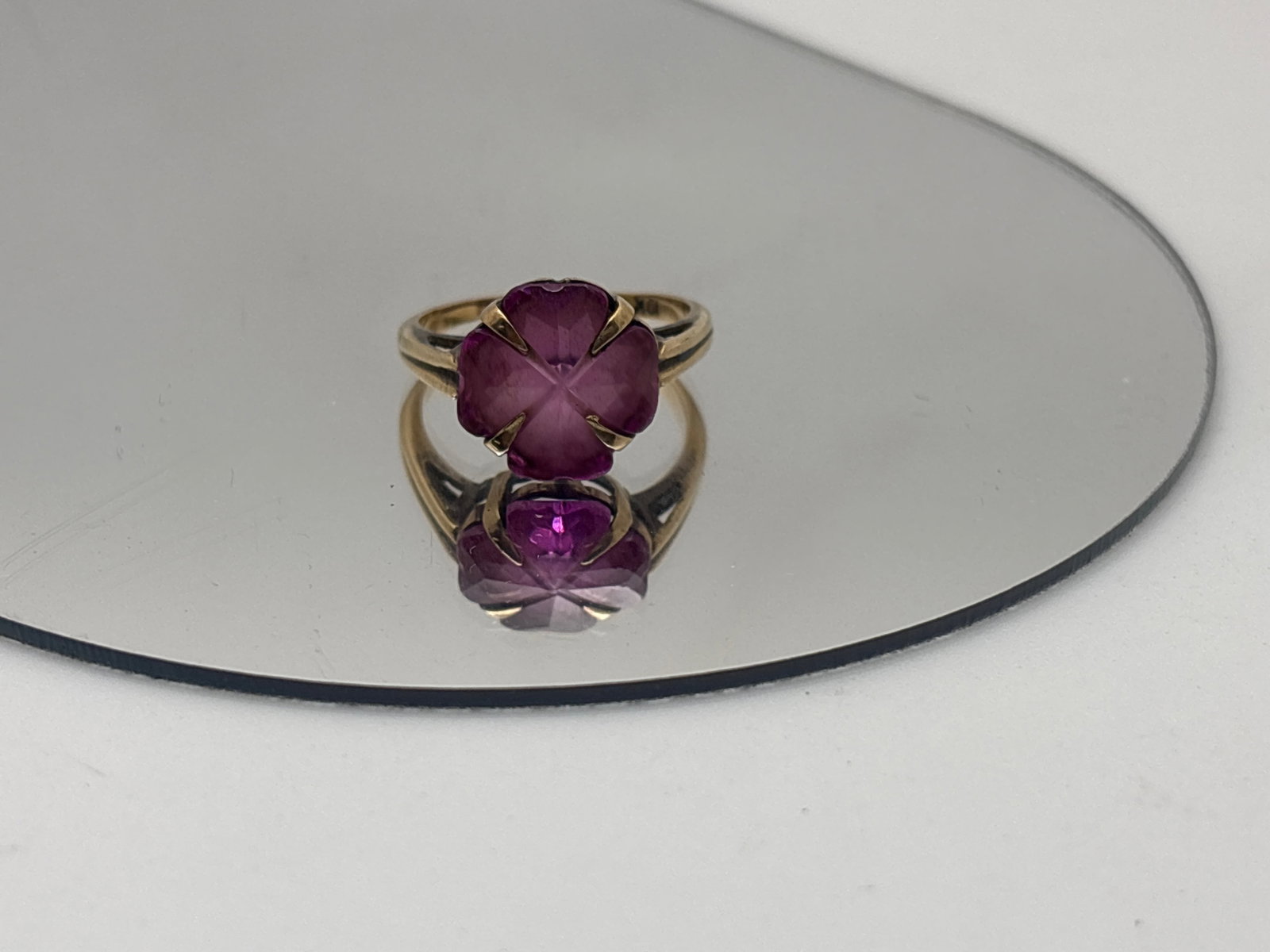 Two 10K Gold and Ruby Rings - 2