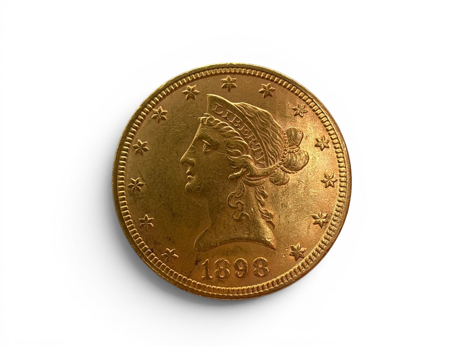 1898 Liberty Head Eagle $10 Gold Coin (1 of 2)