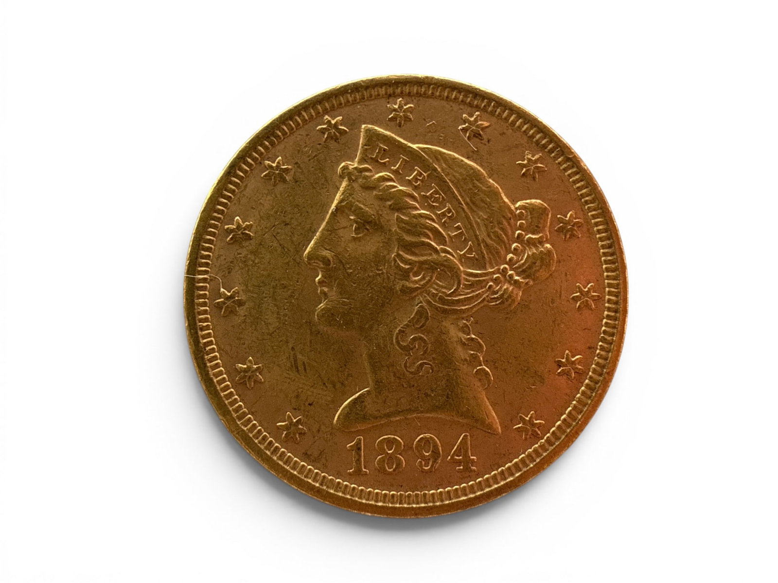 1894 Liberty Head Eagle $5 Gold Coin (1 of 2)